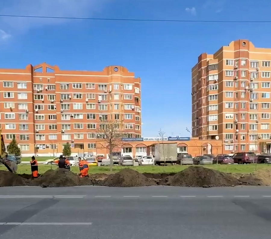Реконструкция тротуаров на улице Говорова в Одинцовском округе выполнена на 70%