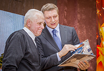 Глава района поздравил с 90-летием ветерана Великой Отечественной войны Константина ФЕДОТОВА