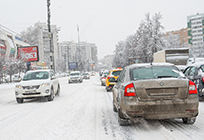 Одинцовских автолюбителей просят отказаться от поездок на личном транспорте из-за сильнейшего снегопада