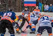 Сборная главы Одинцовского района встретилась с хоккейной командой из Никольского