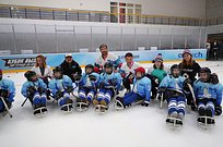 Александр Овечкин и Андрей Воробьев встретились с воспитанниками следж-хоккейной школы «Умка» в Одинцово