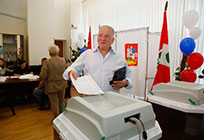 Оперный певец Александр Ворошило проголосовал в Барвихе
