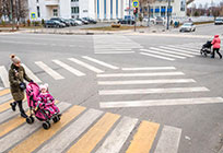 Первые диагональные пешеходные переходы появились в Одинцово