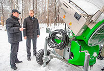 В Одинцовском парке культуры и спорта оборудуют первую лыжную трассу с искусственным снегом