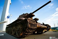 Танк T-34-76 в «боевом» состоянии пополнил экспозицию парка «Патриот»