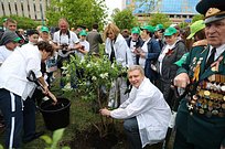 Андрей Иванов принял участие в акции «Лес победы»