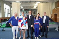 Андрей Иванов поздравил акробатов Кирилла Старцев и Викторию Аксенову с победой на II Европейских играх