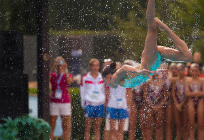 Дарья Огородникова из Зареченской школы стала двукратной чемпионкой мира по синхронному плаванию