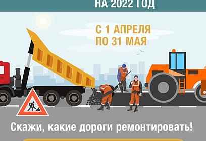 На портале «Добродел» запущен I этап голосования по ремонту дорог в 2022 году