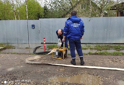В Одинцовском округе устраняют локальные последствия ливневых паводков