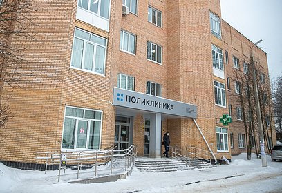 Входная группа в Звенигородской поликлинике будет полностью отремонтирована до конца мая 2022 года