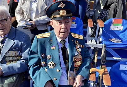 Одинцовские ветераны стали зрителями Парада Победы на Красной площади в Москве