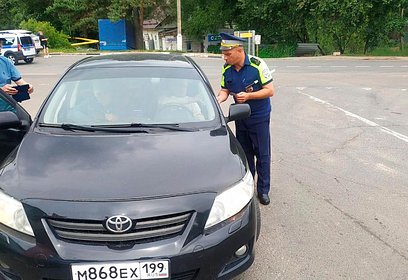 В Одинцовском округе проконтролировали работу легкового такси