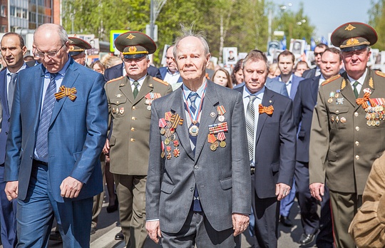 Шествие на День Победы в Одинцово собрало больше 10 тысяч человек