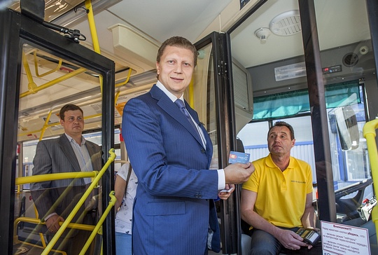 Новые автобусы «ЛиАЗ» пополнили автопарк Одинцовского района, Андрей ИВАНОВ