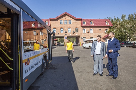 Новые автобусы «ЛиАЗ» пополнили автопарк Одинцовского района