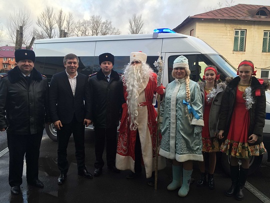 Акция «Полицейский Дед Мороз» прошла в Одинцовском районе