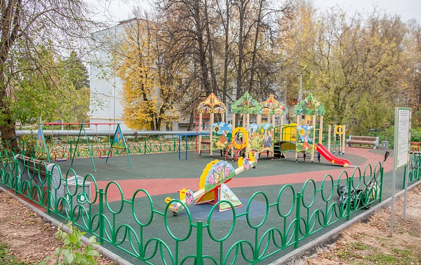 Новая детская площадка открылась в Никольском