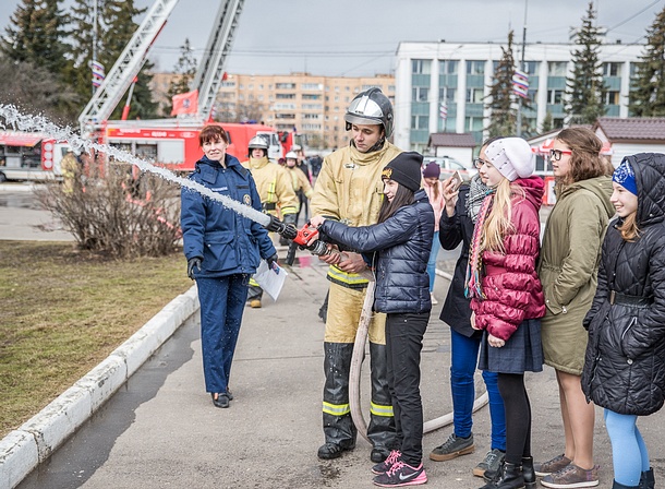 В Одинцово провели акцию в честь 368 годовщины образования пожарной охраны