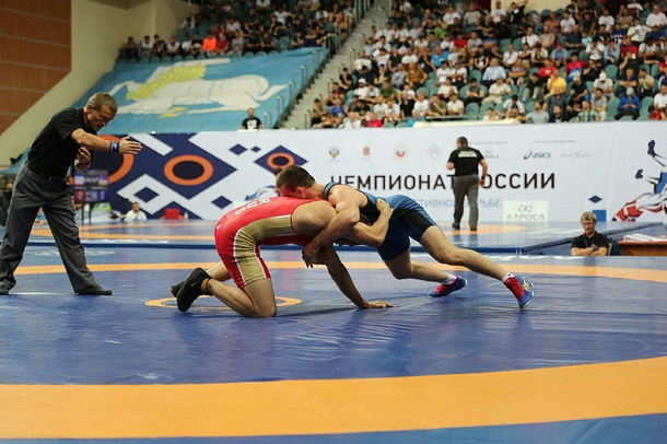 Церемония открытия чемпионата России по вольной борьбе прошла в Одинцово, Август