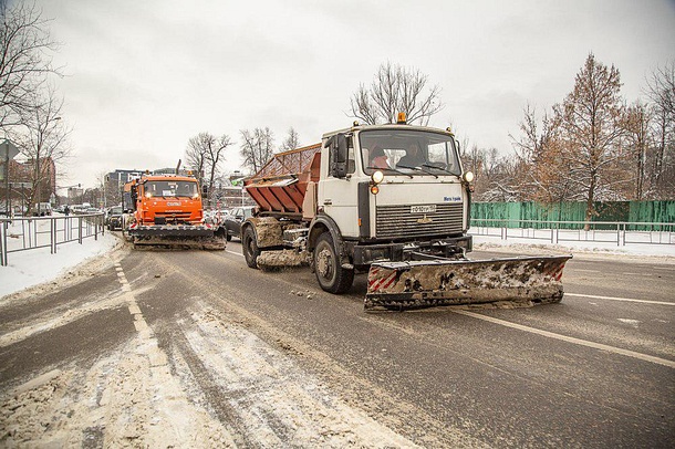 Более 45 единиц техники было задействовано в уборке районных дорог в новогодние праздники, Январь