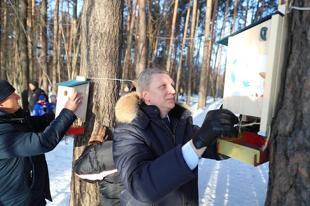 Одинцовский район дал старт областной акции «Покорми птиц», Январь