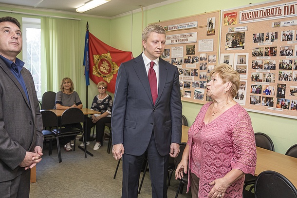 Андрей Иванов провел встречу с Советом ветеранов Звенигорода, Июль