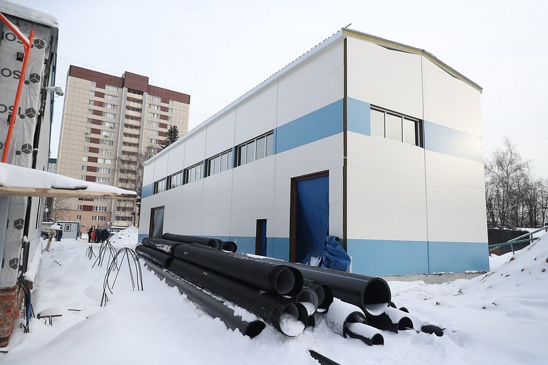 Андрей Иванов проверил ход реконструкции ВЗУ-1 в Одинцово, Январь