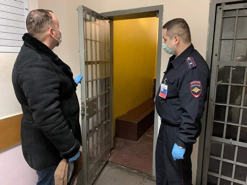 Общественники проверили работу 2-го городского отдела полиции в Одинцово, Январь