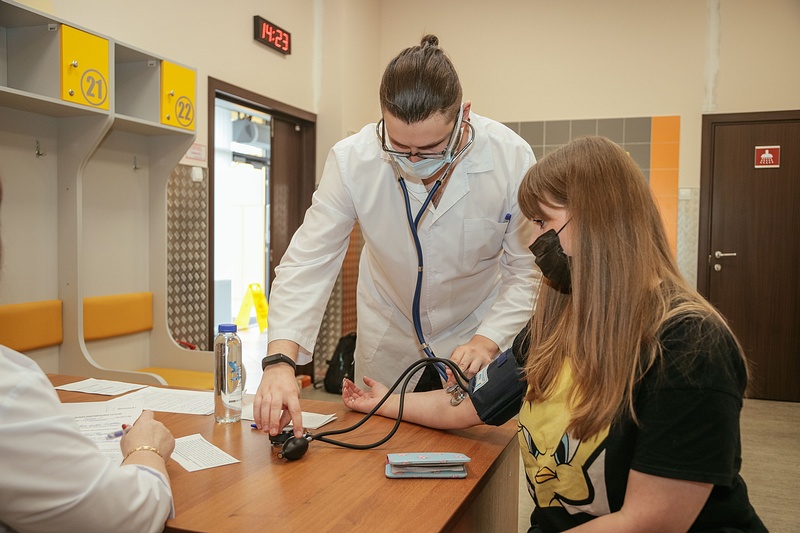 Вакцинация текст 2, Около 600 человек привились в Одинцово 24 июля в ходе массовой вакцинации