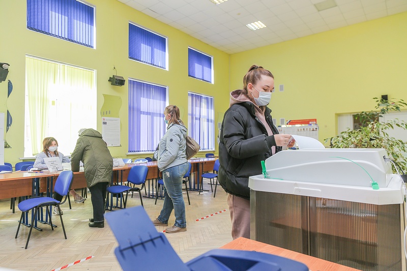 В Одинцовском городском округе завершился второй день голосования на выборах в Московскую областную Думу и Государственную Думу, Сентябрь