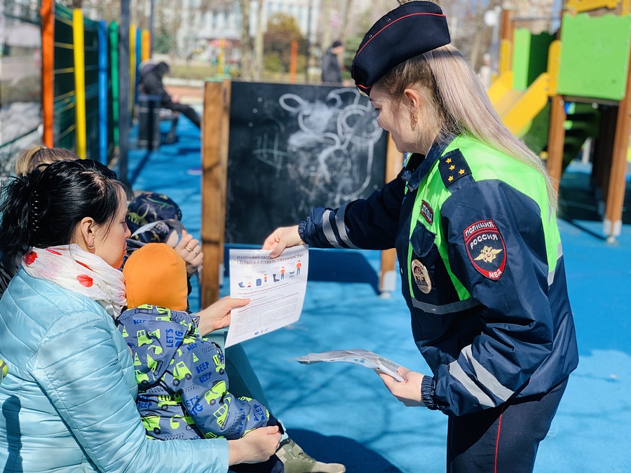 В Одинцовском городском округе продолжается социальный раунд «Маленький пассажир — большая ответственность!», Апрель