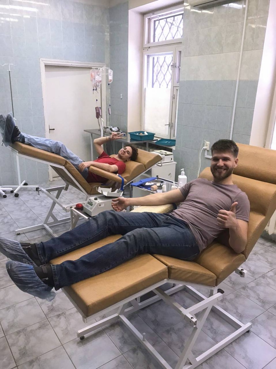 Сотрудники филиала АО «Мособлгаз» Запад приняли участие в акции по переливанию крови в Одинцово, Февраль