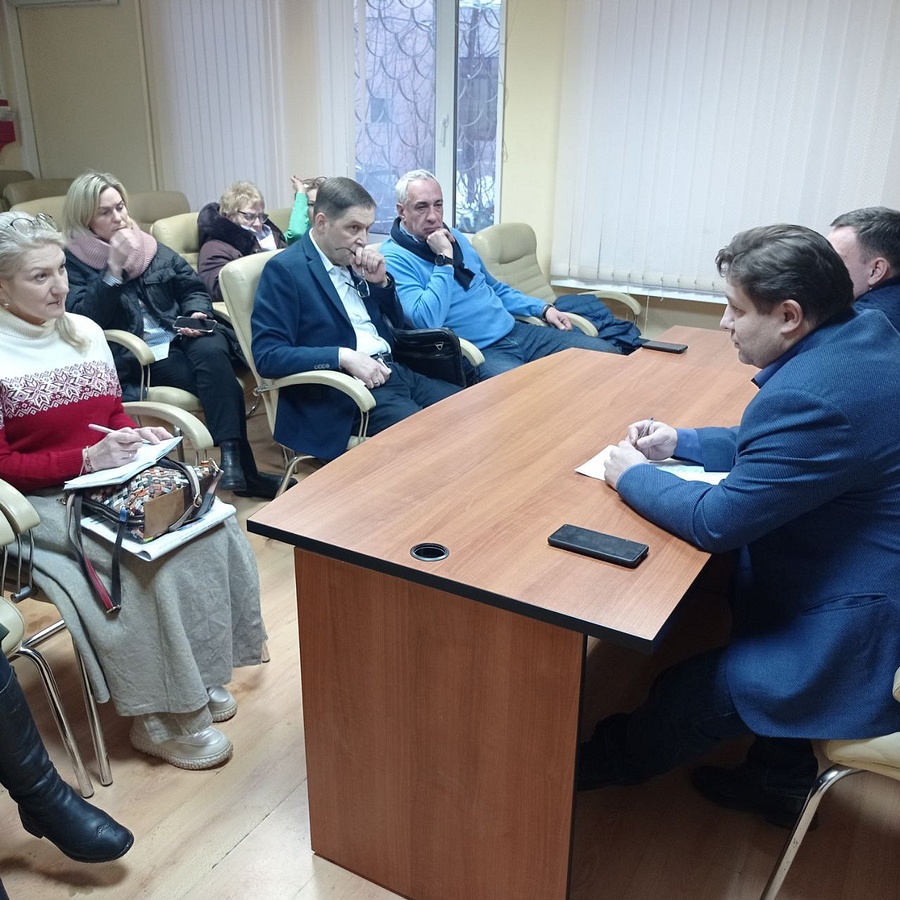 Встреча с жителями Одинцово по вопросу участия во Всероссийском конкурсе прошла в местной администрации, Февраль