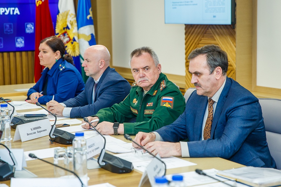 Участие в совещании приняли руководители военного комиссариата, территориальных управлений и представители силовых структур, Март