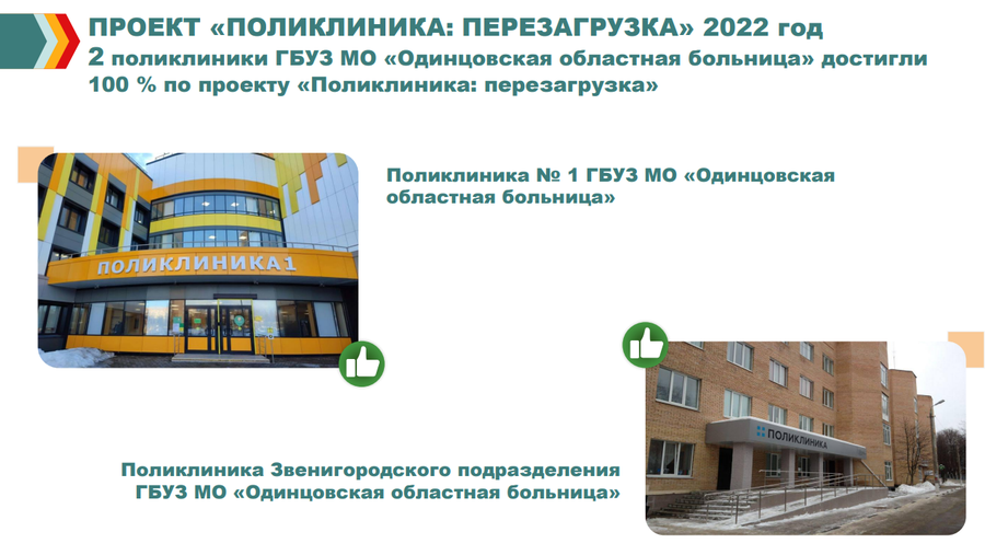 Поликлиники текст 2, В 2023 году диспансеризацию в Одинцовском округе должны пройти более 113 тысяч человек