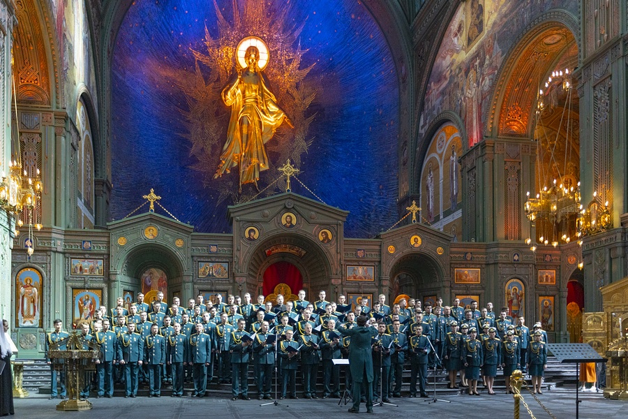Собор текст 3, В Главном храме Вооружённых Сил России прошёл II Пасхальный хоровой собор