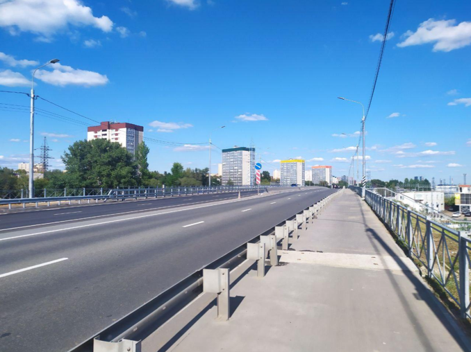 До конца августа завершится реконструкция эстакады на 26 километре Можайского шоссе, Август