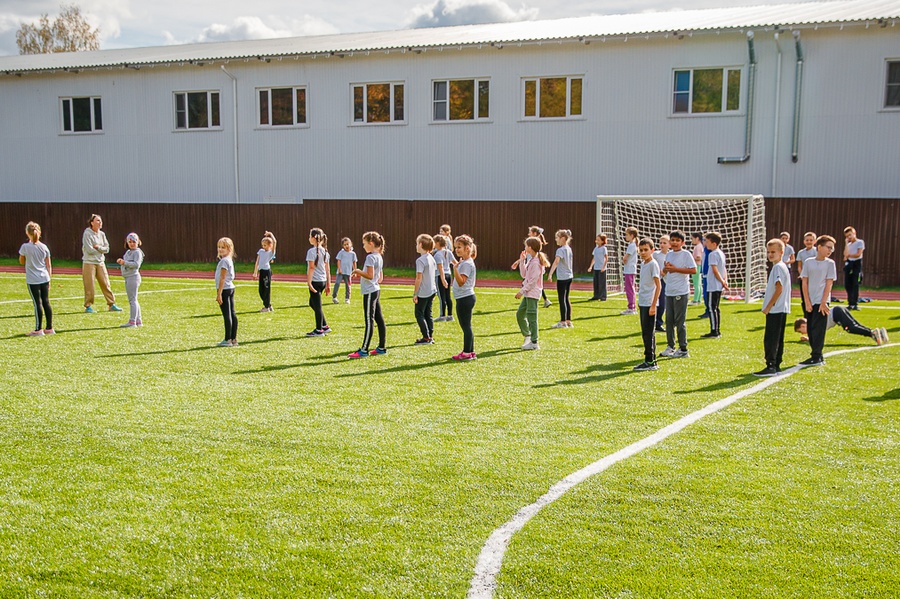 VLR s, Глава Одинцовского округа осмотрел новое спортивное ядро на территории Введенской школы № 3 в Звенигороде