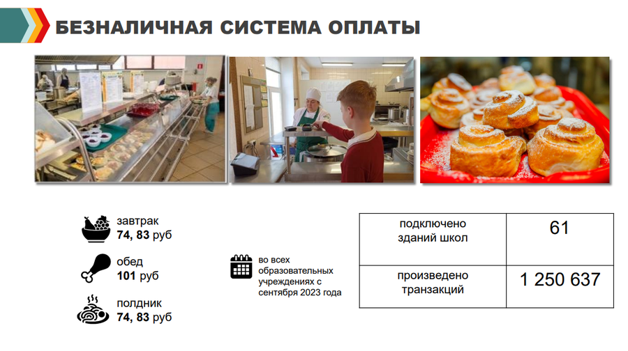 Питание текст 3, В Одинцовском округе горячее питание организовано в 38 образовательных учреждениях