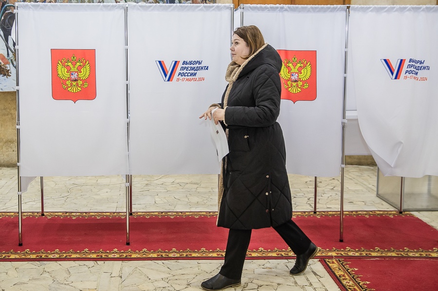 В Одинцовском округе завершился первый день голосования на выборах президента России, Март