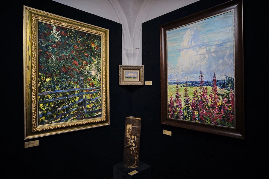 В Звенигородском музее-заповеднике состоялось торжественное открытие выставки живописи Михаила Абакумова