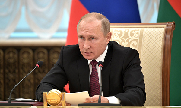 Задача улучшения делового климата между РФ и Белоруссией является приоритетной — Путин, Июнь