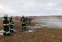 Подмосковные спасатели приняли участие в межрегиональной тренировке по тушению лесных пожаров