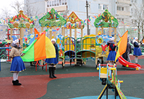 Новая детская площадка открылась в Часцовском поселении