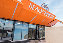На привокзальной площади Одинцово появился велопавильон нового образца