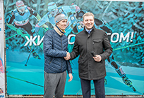 Триумф Никиты Крюкова отметили в Спортивном парке отдыха в Одинцово