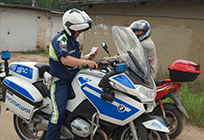 Одинцовским мотоциклистам напомнили о необходимости соблюдения правил дорожного движения