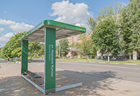 В Одинцово начался монтаж автобусных остановок нового образца