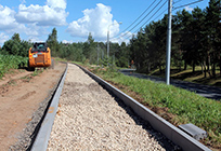 Строительство дороги к остановке в Иславском завершится к 15 августа